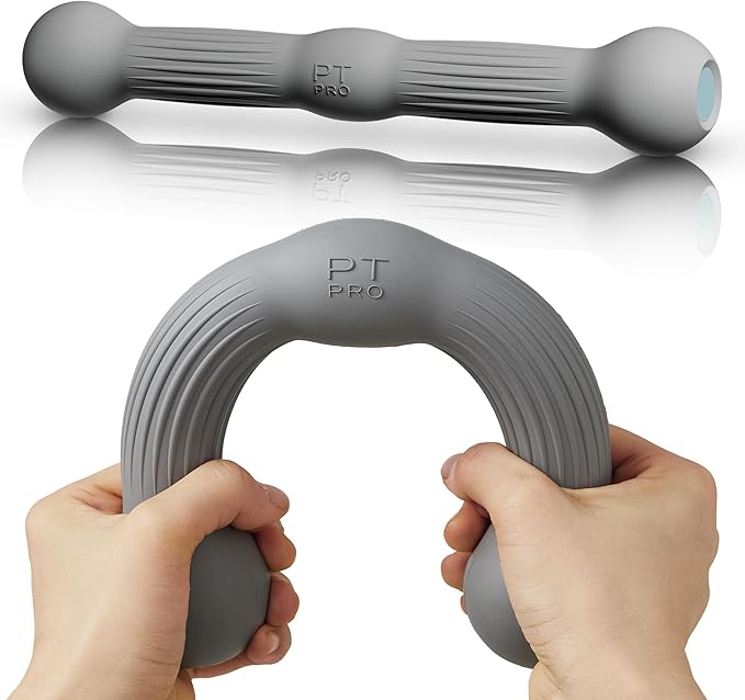 PT Pro Tennis Elbow Trainer For Physical Therapy, Textured Grip, Elbow Pain Relief, Resistance Bar