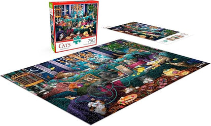 Buffalo Games - Brigid Ashwood - Quarantine Cats - 750 Piece Jigsaw Puzzle For Adults -Challenging