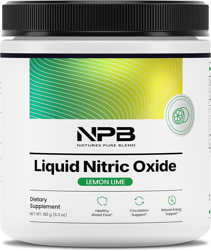 Nature's Pure Blend Liquid Nitric Oxide Supplements for Men ??L-Arginine Powder ??Nitric Oxide