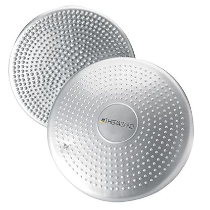 THERABAND Stability Disc, 13-Inch Silver, Latex-Free, Pre-Inflated Balance Cushion for Core