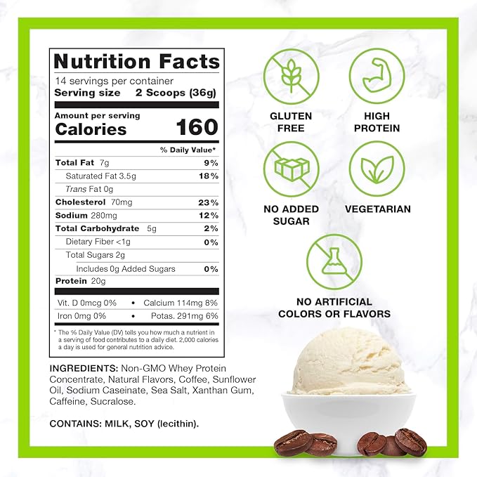 Chike Sweet Cream High Protein Iced Coffee, 20 G Protein, 2 Shots Espresso, 2 G Sugar, Keto