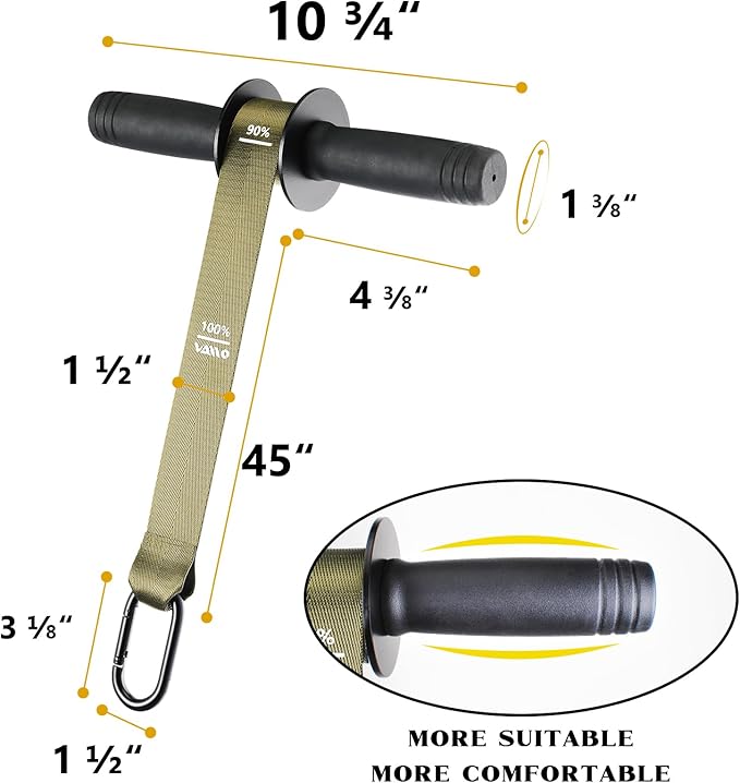 VAIIO Forearm Strengthener and Wrist Roller with Quick Locking Mechanism - Durable PVC Anti-Slip