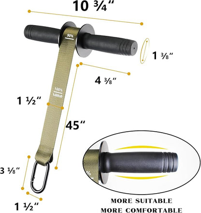 VAIIO Forearm Strengthener and Wrist Roller with Quick Locking Mechanism - Durable PVC Anti-Slip