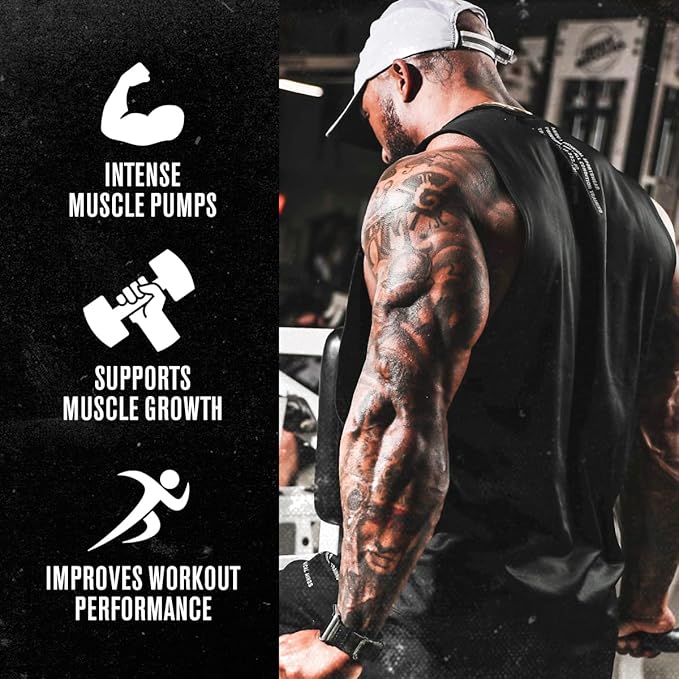 Jacked Factory N.O. XT Nitric Oxide Supplements for Men w/Nitrosigine L Arginine L Citrulline