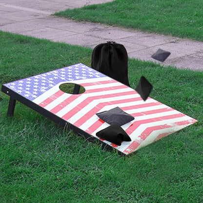 Set of 8 Regulation Cornhole Bags Double Sided, Weather Resistant Bean Bags for Cornhole Toss Game