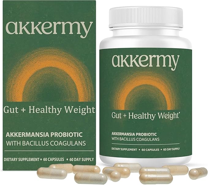 Akkermansia Probiotic for Appetite & Craving Control | Increases GLP-1 & Boosts Healthy Weight | 60