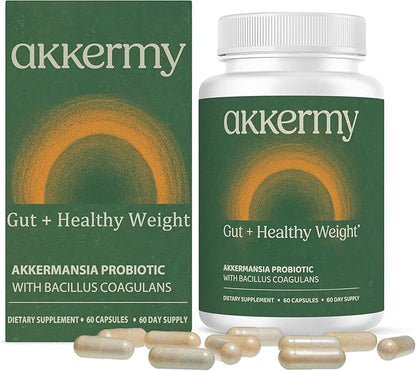 Akkermansia Probiotic for Appetite & Craving Control | Increases GLP-1 & Boosts Healthy Weight | 60