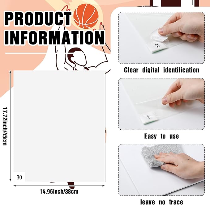 Basketball Sticky Adhesive Mat Replacement Sheets Clean Grip Tacky Floor Mats Replacement Sheet