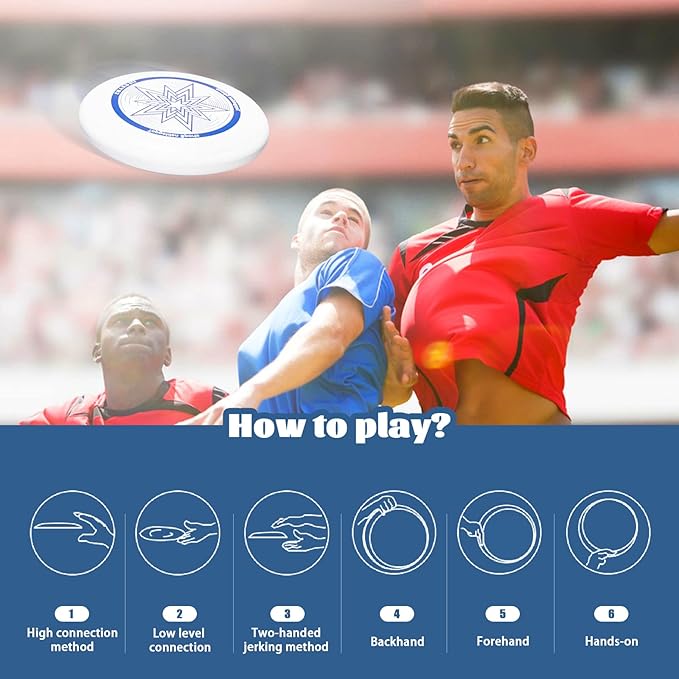 Eastgoing Outdoor Flying Disc 175 Gram, 10.75 Inch Sport Disc ，Loads of Colors Available, Suitable