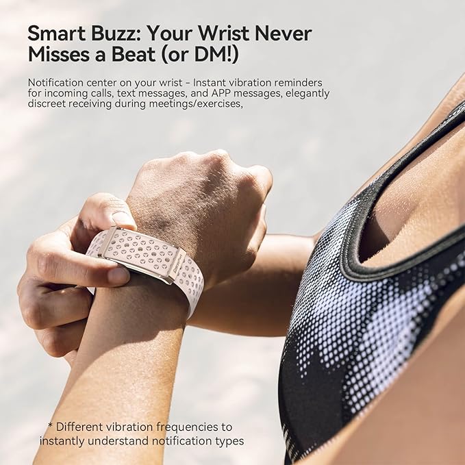 Smart Bracelet with Blood Oxygen/Blood Pressure Monitor, 60-Day Battery Health Fitness Tracker with