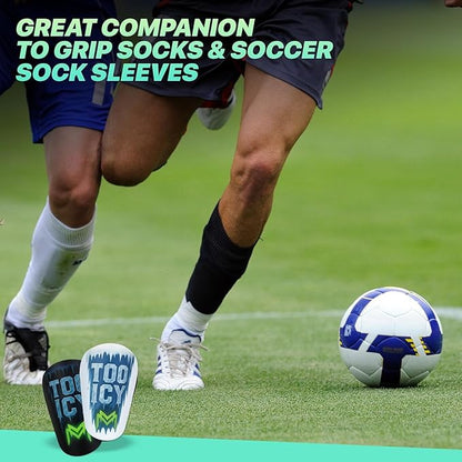 MiniGuards - Mini Shin Guards for Soccer Players - Tiny Shin Pads for Men, Women, Teens - Miniature