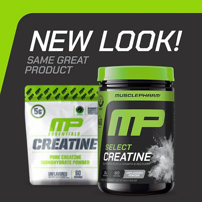 MusclePharm Creatine Monohydrate Powder, Pre Workout Muscle Builder & Post Workout Muscle Recovery