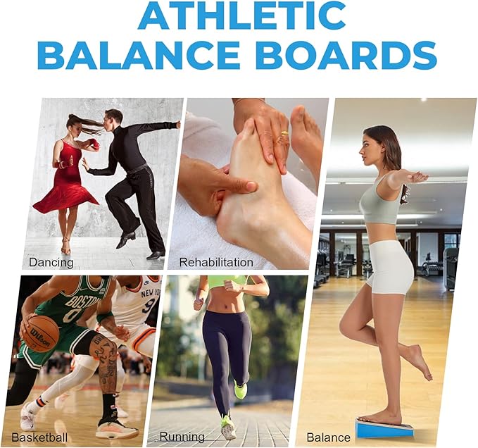 Athletic Balance Boards,Slant Board,Wobble Board,Balance Wedge for Condition Your Body and Prevent