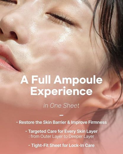 Mucin Collagen EGF Mask (Plant Mucin & 7 Collagen Complex) Hydrogel Sheet for Overnight