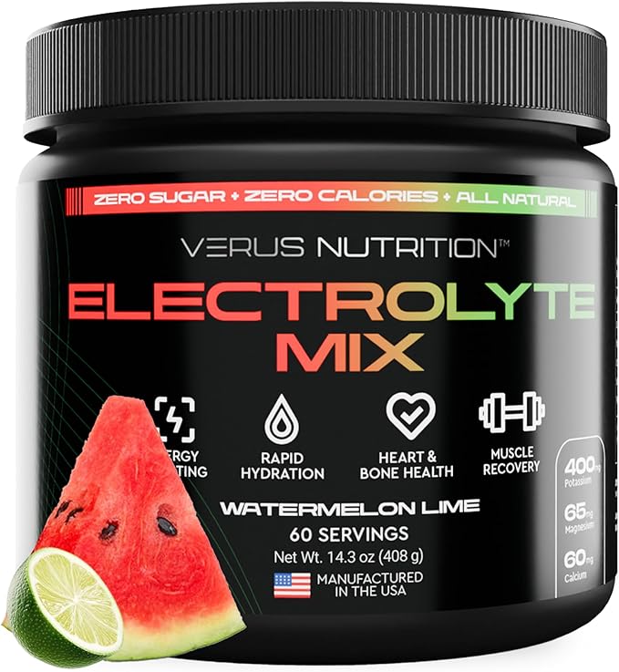 Electrolytes Powder No Sugar- Zero Calorie Hydration Powder | Sugar Free Electrolytes for Fasting
