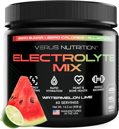 Electrolytes Powder No Sugar- Zero Calorie Hydration Powder | Sugar Free Electrolytes for Fasting
