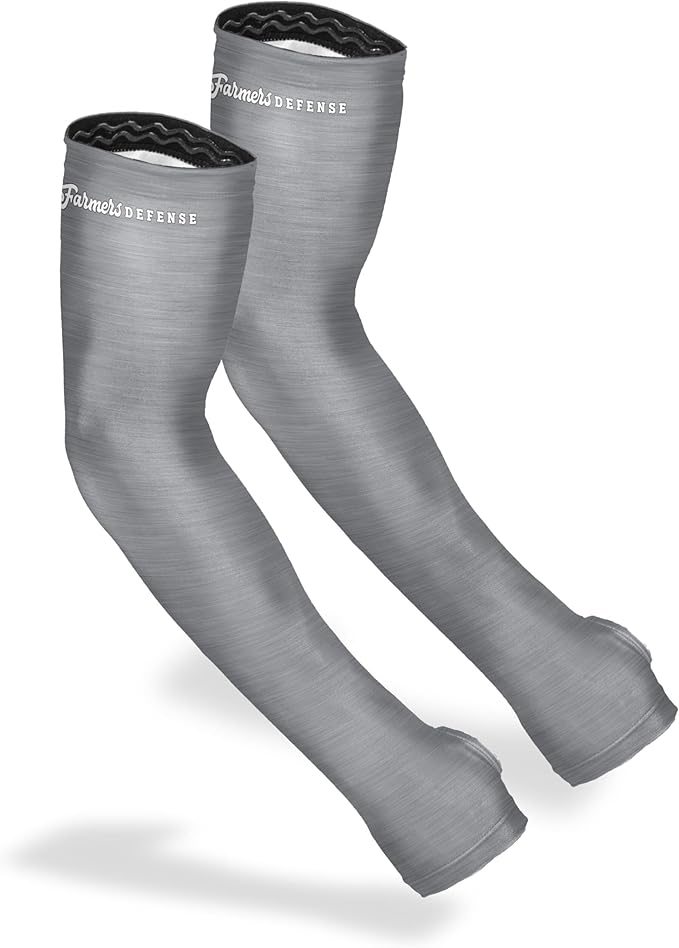 FARMER'S DEFENSE Sleeves | UV Cooling Sleeves | Anti-Scratch Sun Protection Arm Sleeves for