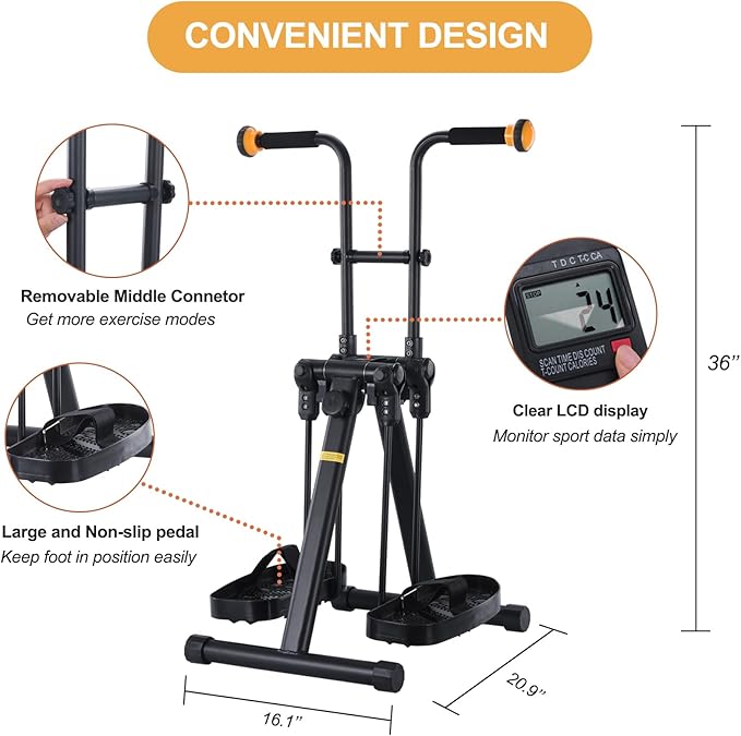 Pedal Exerciser Bike for Seniors, Hand Arm Leg and Knee Physical Therapy Exercise Equipment