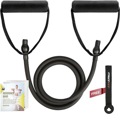 RitFit Single Resistance Exercise Band with Comfortable Handles - Ideal for Physical Therapy