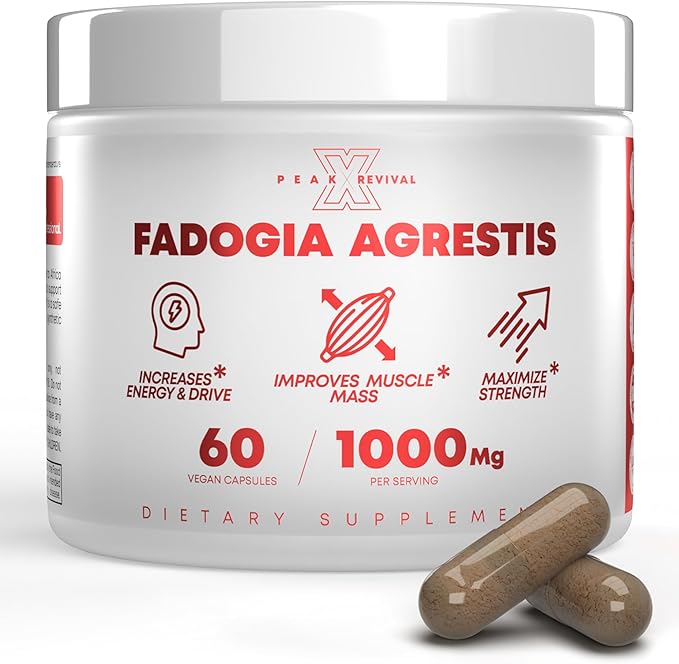 Fadogia Agrestis 1000mg Per Serving Supplement - Potent Extract to Increase Energy, Athletic