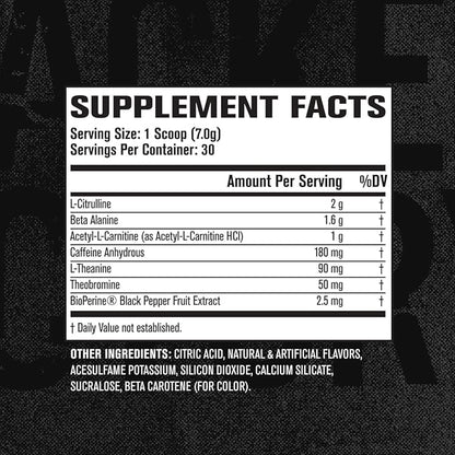 Jacked Factory NITROSURGE Shred Pre Workout Supplement - Energy Booster, Instant Strength Gains