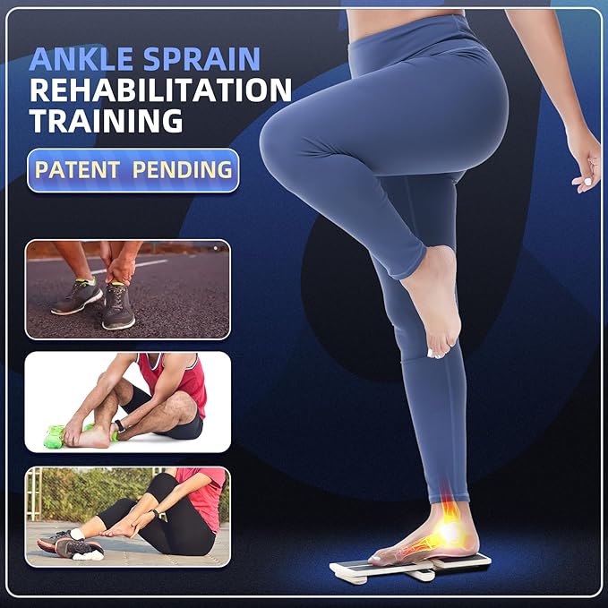 Ankle Foot Strengthener Exerciser for Sprained, Single Leg Balance Board, Posture Corrector, Foot