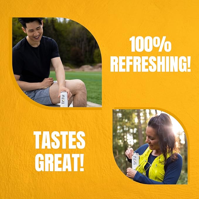 TATU Ready-To-Drink Protein Infused Water Orange Mango 4 Pack. 15 grams of whey protein isolate, 0