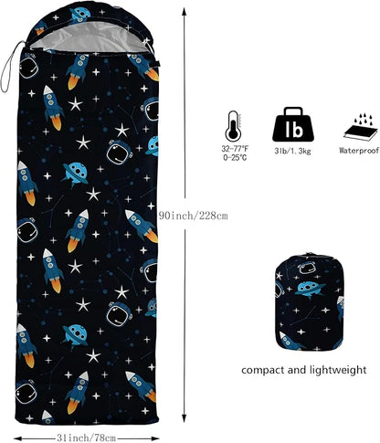 BailiPromise Camping Sleeping Bags,3 Season Warm & Cool Weather,Lightweight,Waterproof Sleeping