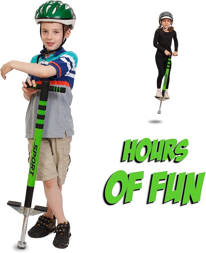 New Bounce Pogo Stick for Kids - Pogo Sticks, 40 to 80 Lbs - Sport Edition, Quality, Easy Grip