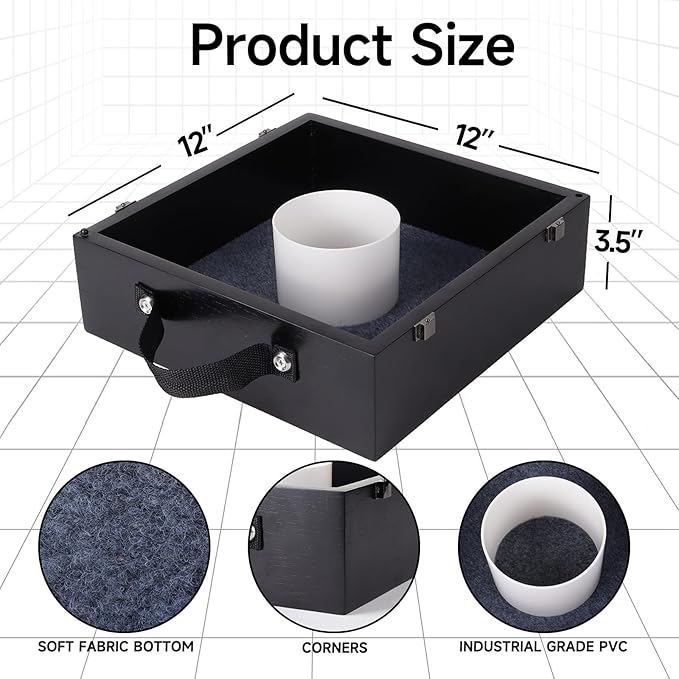 GSE Games & Sports Expert Premium Wood Washer Toss Game Set with 8 Washers with Bottle Opener for