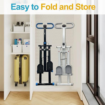 Stair Stepper for Home Vertical Climber, Foldable Full Body Exercise Aerobic Climbing Machines