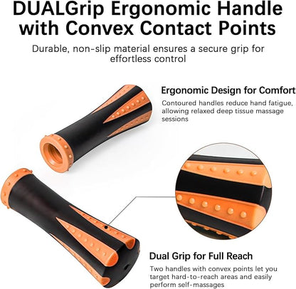Muscle Roller Stick for Athletes -Roller Massager for Myofascial Pain Relief - Handheld Physical