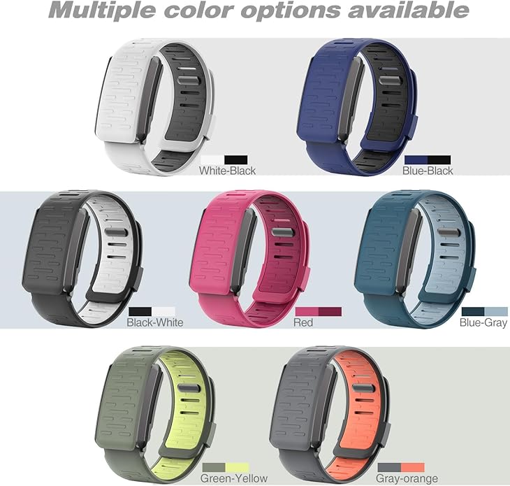Men Women Soft Silicone Wristband Compatible with Whoop 4.0 Band Strap, Replacement Adjustable