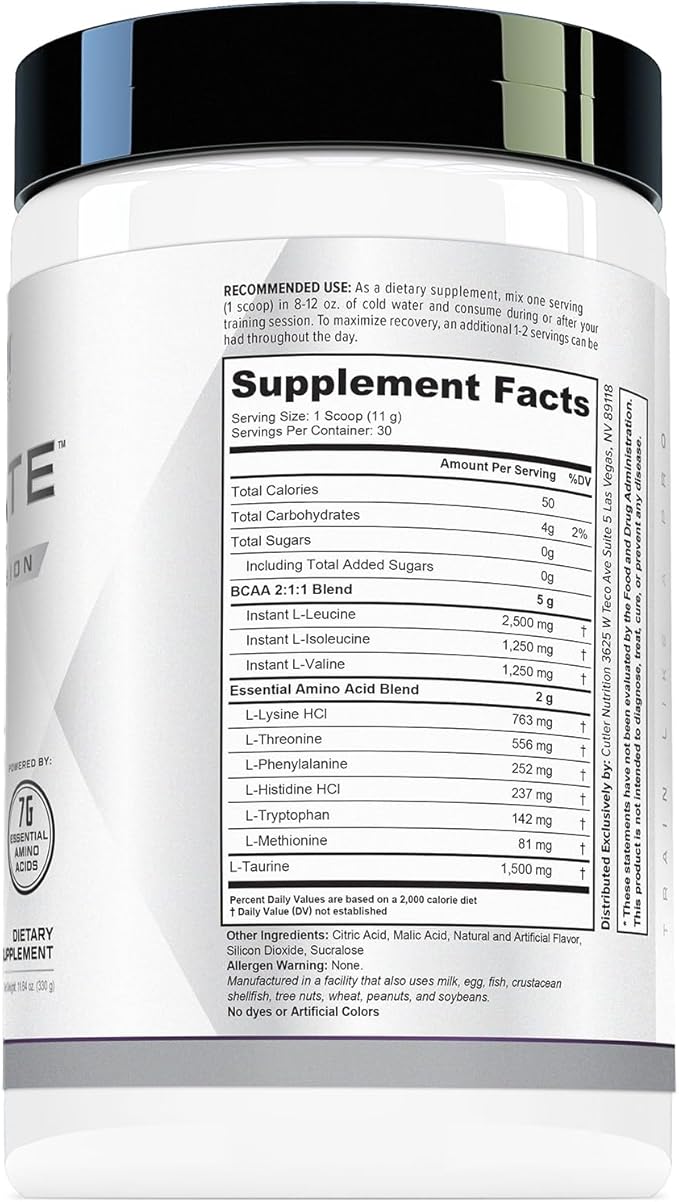 Generate EAA and BCAA Powder: Best Post Workout Recovery Drink and Branched Chain Amino Acids