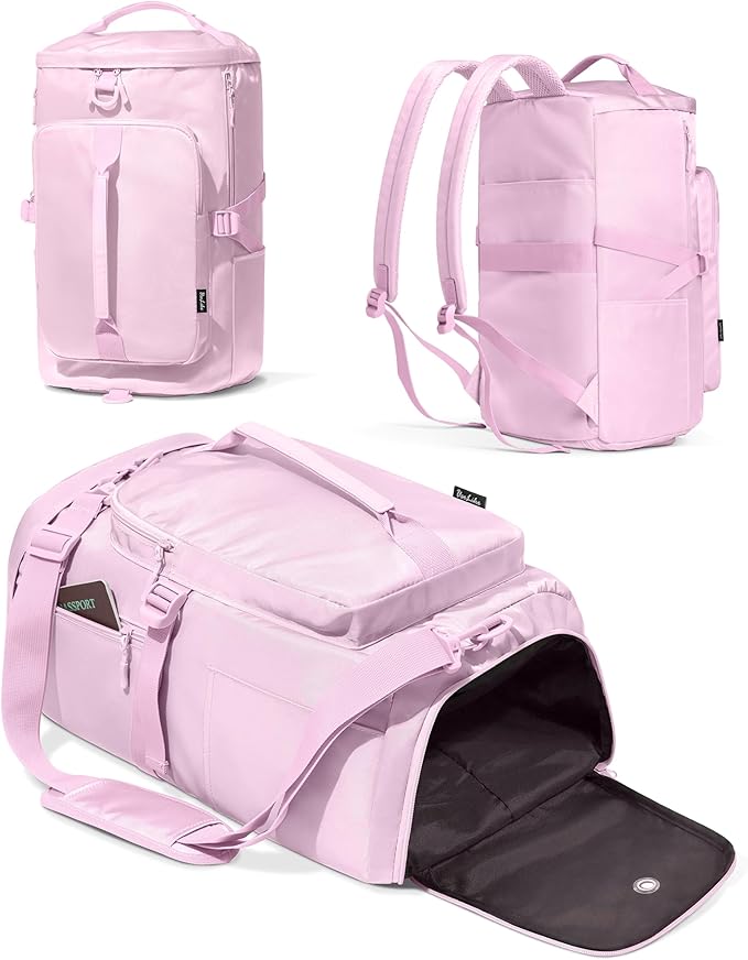 Gym Bag for Women Workout Gym Backpack with Shoe Compartment Sports Duffel Bag Multiple Pockets 30L
