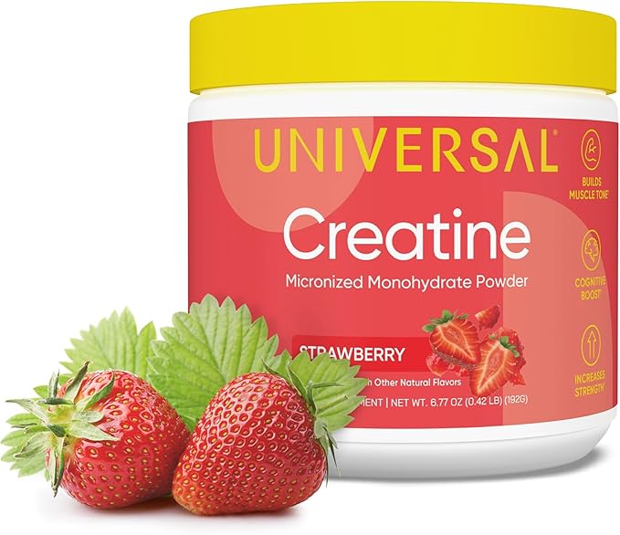 Universal U Creatine Monohydrate for Women - Flavored Creatine Powder, Female Strength, Energy