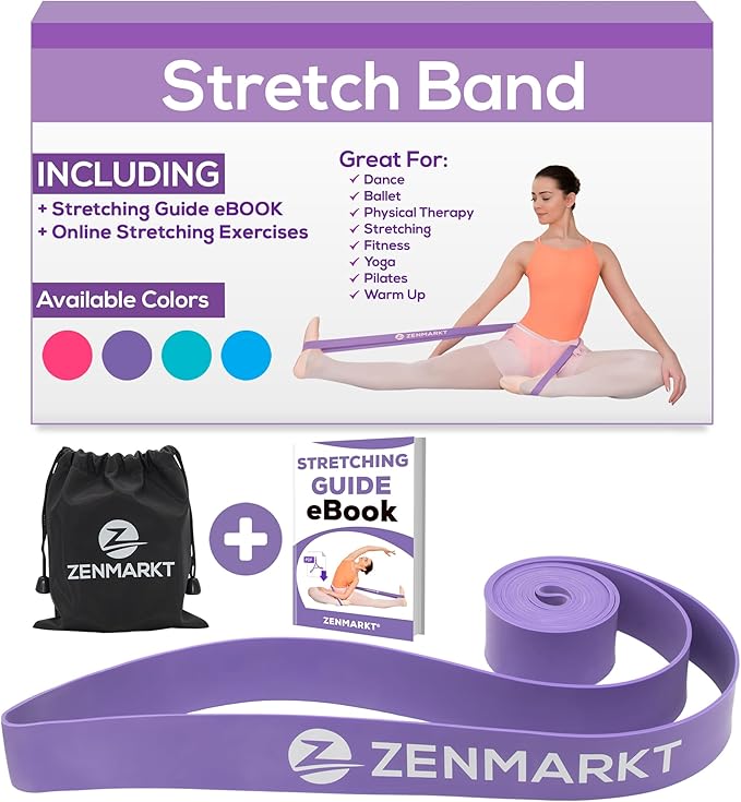 Zenmarkt Ballet Stretch Bands for Flexibility and Strength - Stretch Bands Ideal to Have as Dance