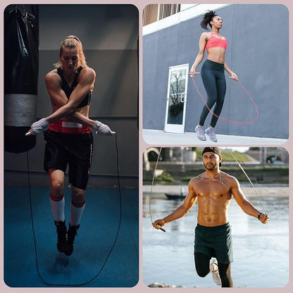 𝐒𝐩𝐞𝐞𝐝 𝐉𝐮𝐦𝐩 𝐑𝐨𝐩𝐞 𝐟𝐨𝐫 𝐅𝐢𝐭𝐧𝐞𝐬𝐬 - Skipping Rope for Women Men Exercise with