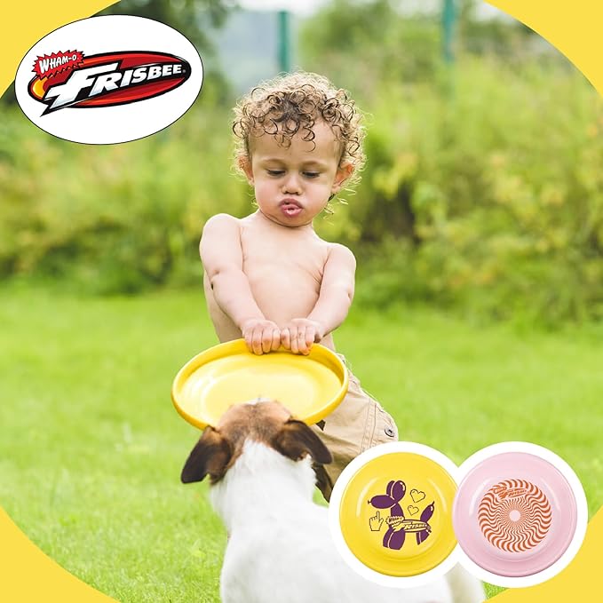 Wham-O Frisbee Fastback Flying Disc, 9.35 Inch Dog-Friendly Lightweight Sports Disc Toy for Outdoor