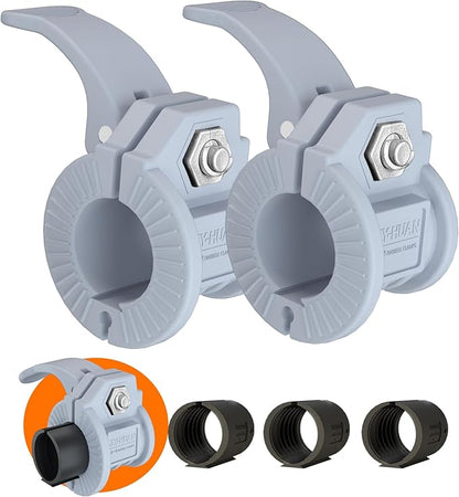 Barbell Clips 1 Inch Quick Release Weight Clamps 0.9-1.18inch Multi-Size Adjustable Olympic Clamps