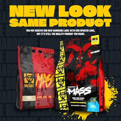 Mutant Mass | Weight Mass Gainer Protein Powder - high Calorie Protein Powder for Muscular Mass