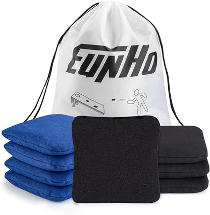 EunHo Cornhole Bags Set of 8 Regulation Size & Weight Corn Hole Bean Bags Official Professional All