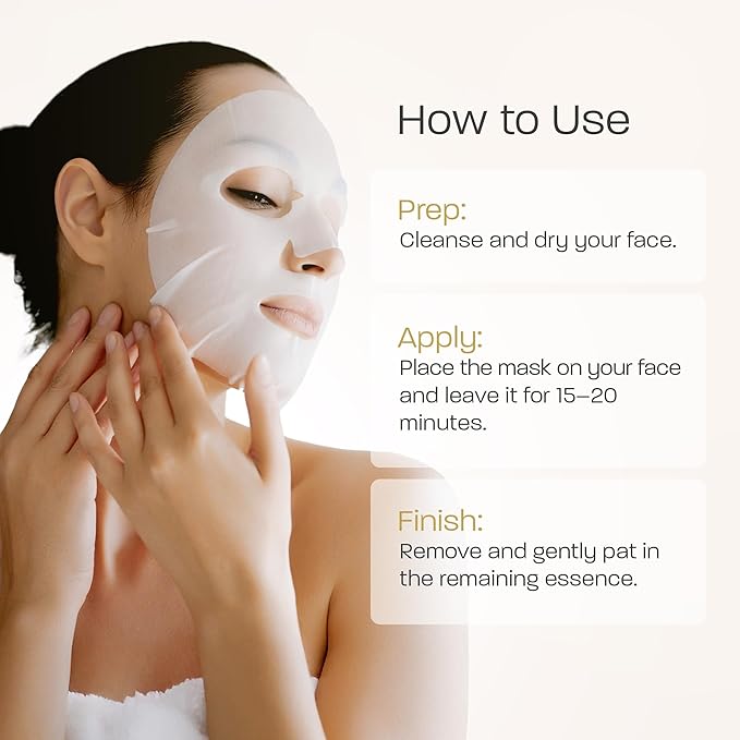 La Fresh Deep Moisturizing Snail Mucin Sheet Mask, Glow, and Hydration Face Mask with Snail Mucin