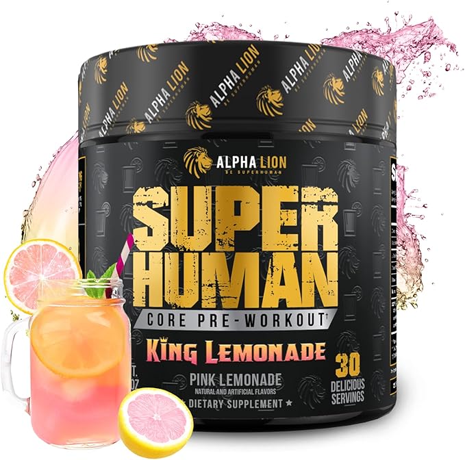 ALPHA LION Core Pre Workout with Creatine for Performance, Beta Alanine for Muscle, L-Citrulline