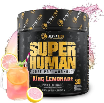 ALPHA LION Core Pre Workout with Creatine for Performance, Beta Alanine for Muscle, L-Citrulline