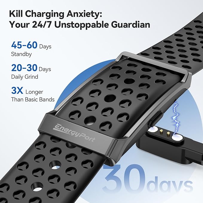 Smart Bracelet, Wearable Activity & Fitness Tracker Band, 24H Sleep Tracker, All-Day Continuous