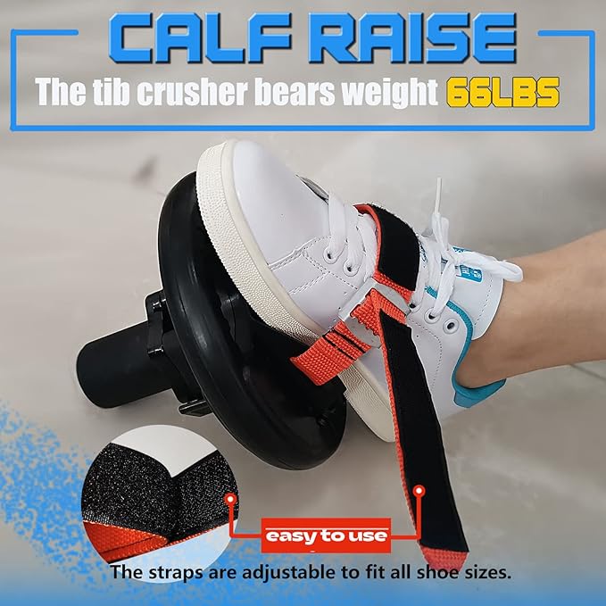 Tib Bar for Leg Strength Training, Biceps Femoris Muscle Exercise Equipment Tibia Dorsi Calf