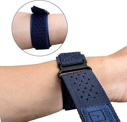 TStrap Nylon Sport Watch Band - Black Quick Release Watch Straps for Men Women - Athletic Military
