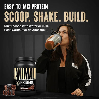 Animal Whey Isolate Protein Powder - Loaded for Pre & Post Workout Muscle Builder and Recovery with