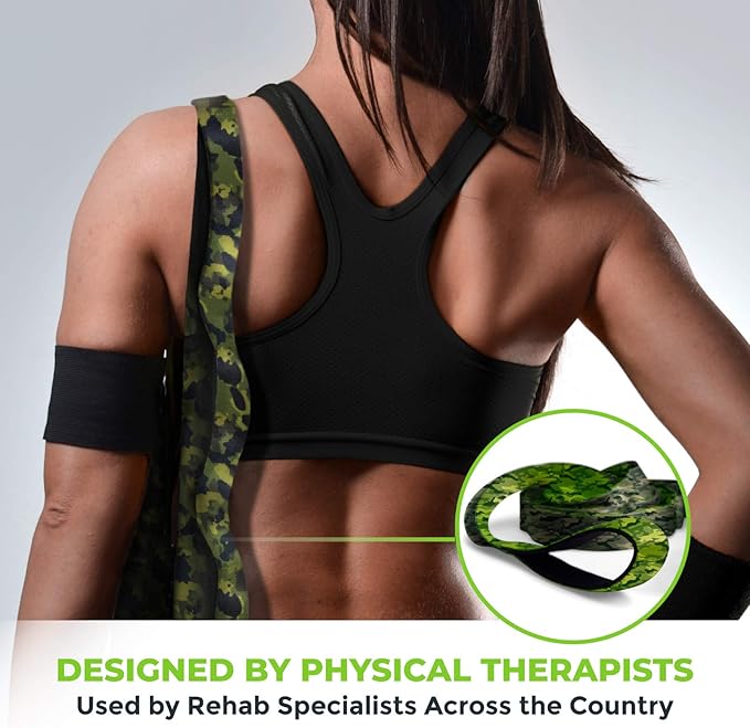 Gradient Fitness Stretching Strap for Physical Therapy, 12 Multi-Loop Stretch Strap 1.5" W x 8' L
